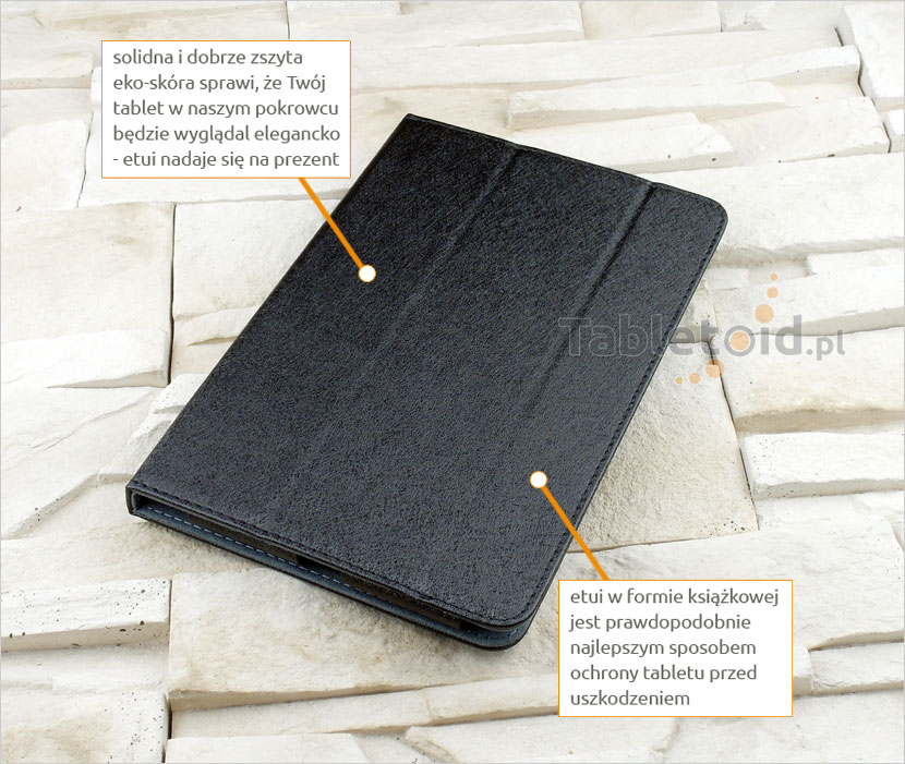 pokrowiec książkowy do tabletu HP Pro 608 G1 7,9cala