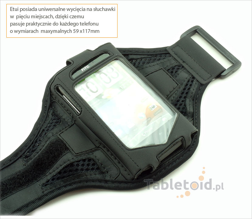 sportowa opaska na telefon do biegania