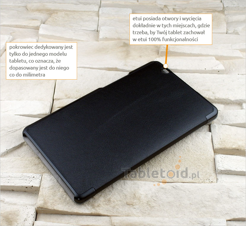 pokrowiec zamykany na tablet Huawei MediaPad M3