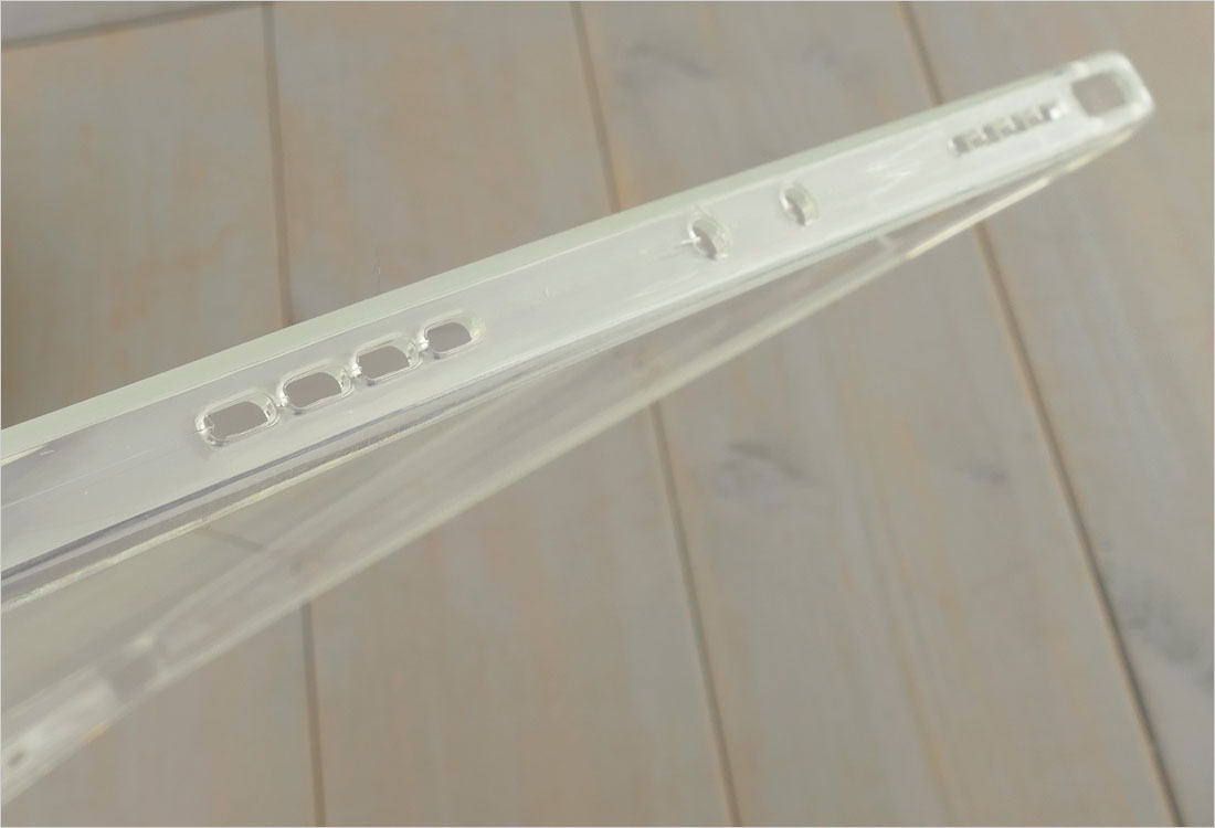 PRZEZROCZYSTE (transparentne) elastyczne etui (plecki) do tabletu Apple iPad 10.5 2018