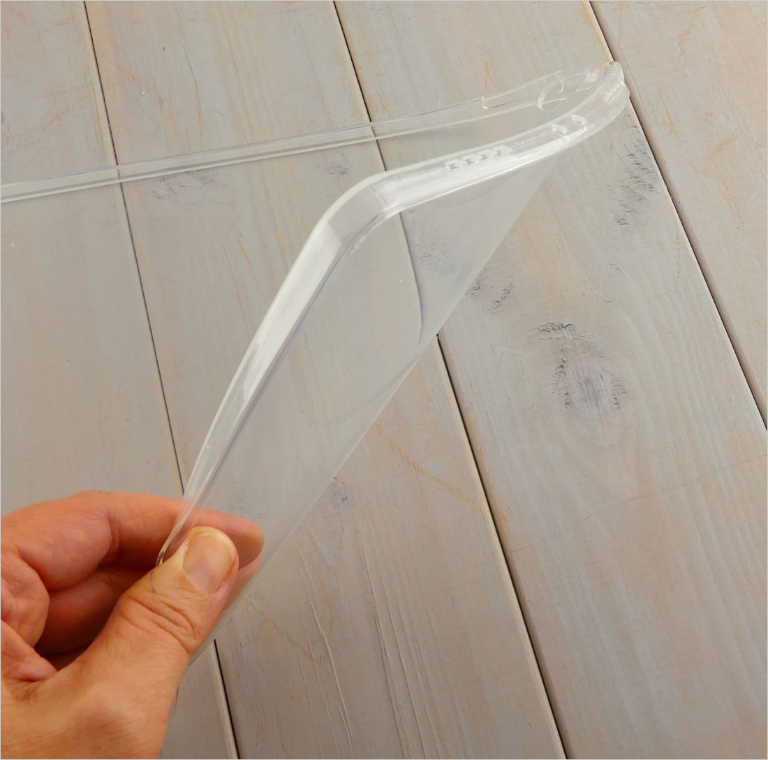 PRZEZROCZYSTE (transparentne) elastyczne etui (plecki) do tabletu Apple iPad 10.5 2018