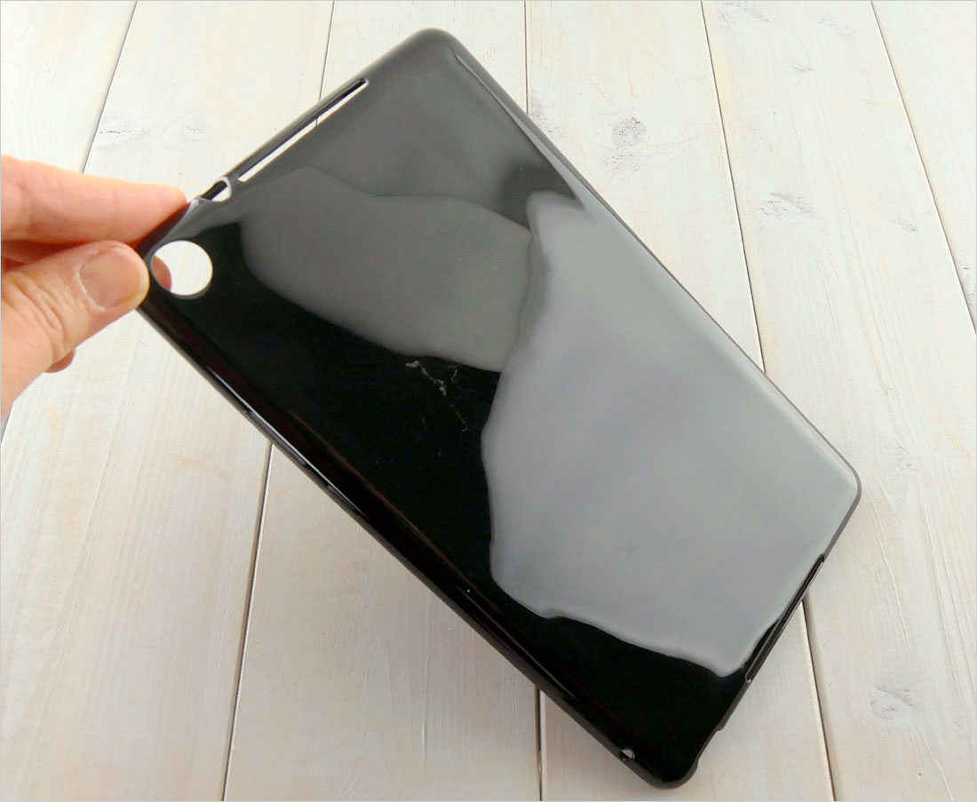 zabezpieczenie tabletu CZARNE etui silikonowe Huawei Honor 5 8 cali