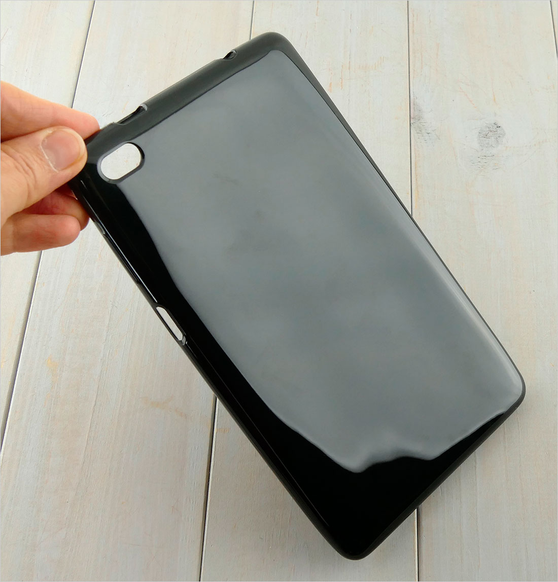 zabezpieczenie tabletu CZARNE etui silikonowe SLenovo TAB E7 TB-7104F TB-7104