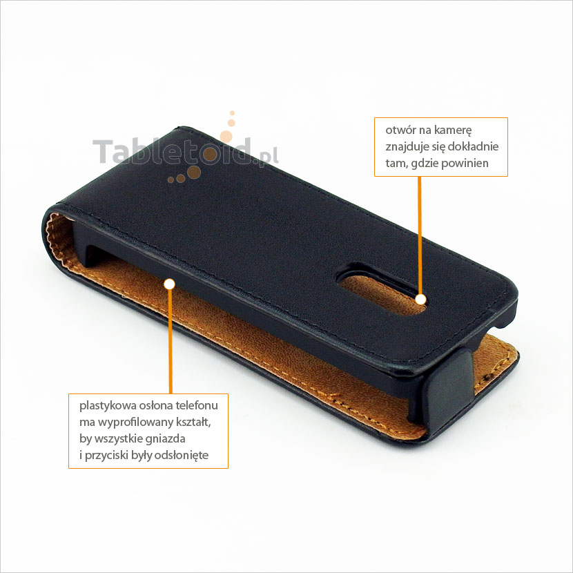 Kabura z wyprofilowanymi otworami na gniazda