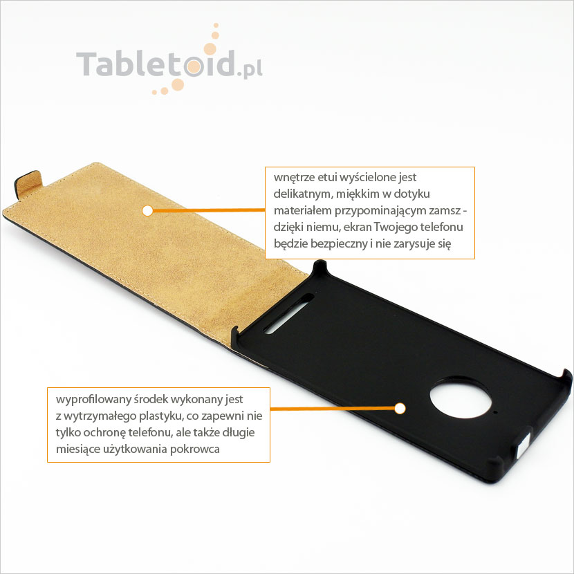 Solidne obszycie i miękka w dotyku wewnętrzna strona pokrowca