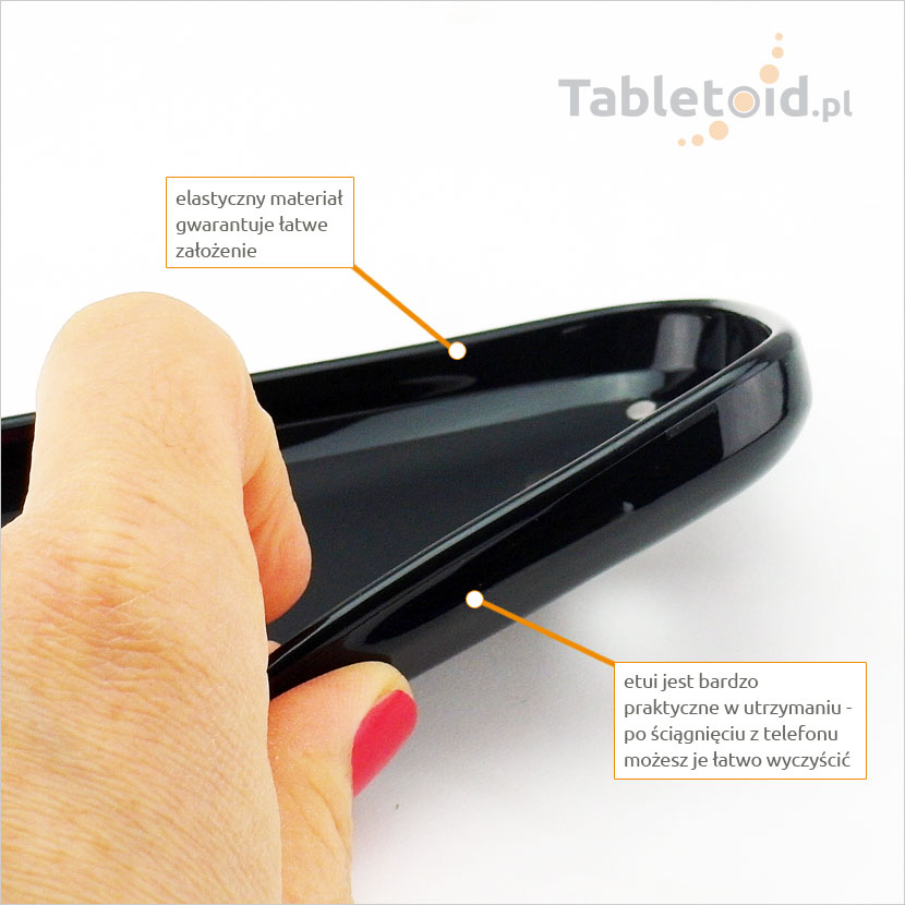 wygięcia w etui do Alcatel POP C3