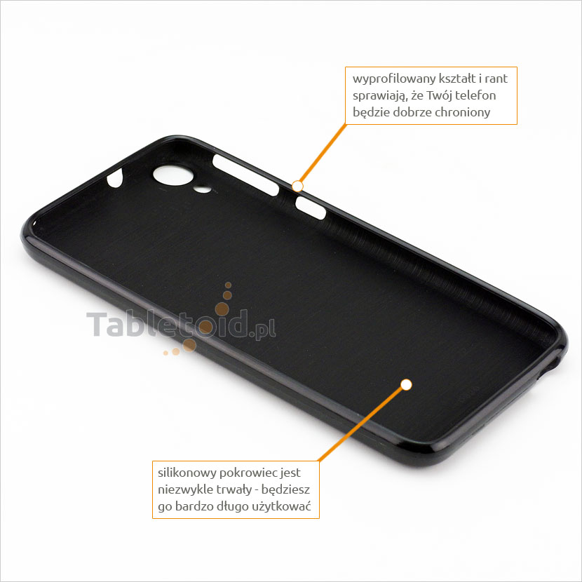 wnętrze w etui do HTC Desire 820