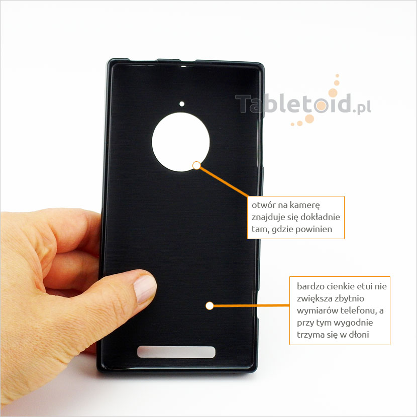 tylna ścianka etui do Nokia 830