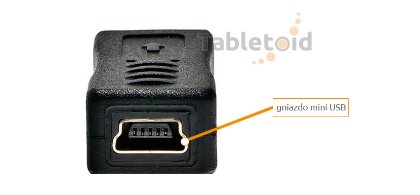 adapter sygnałowy: gniazdo mini USB - wtyk micro USB
