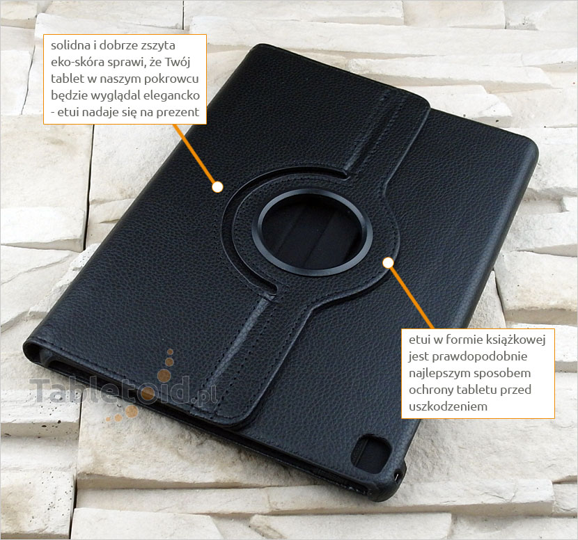CZARNE etui do tabletu Apple iPad Pro9,7