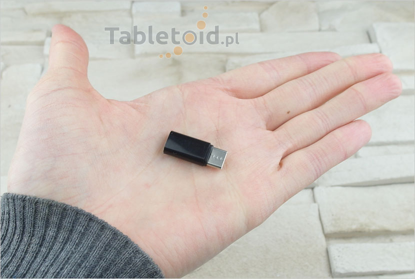 Przejściówka – adapter: wtyk USB - gniazdo micro USB