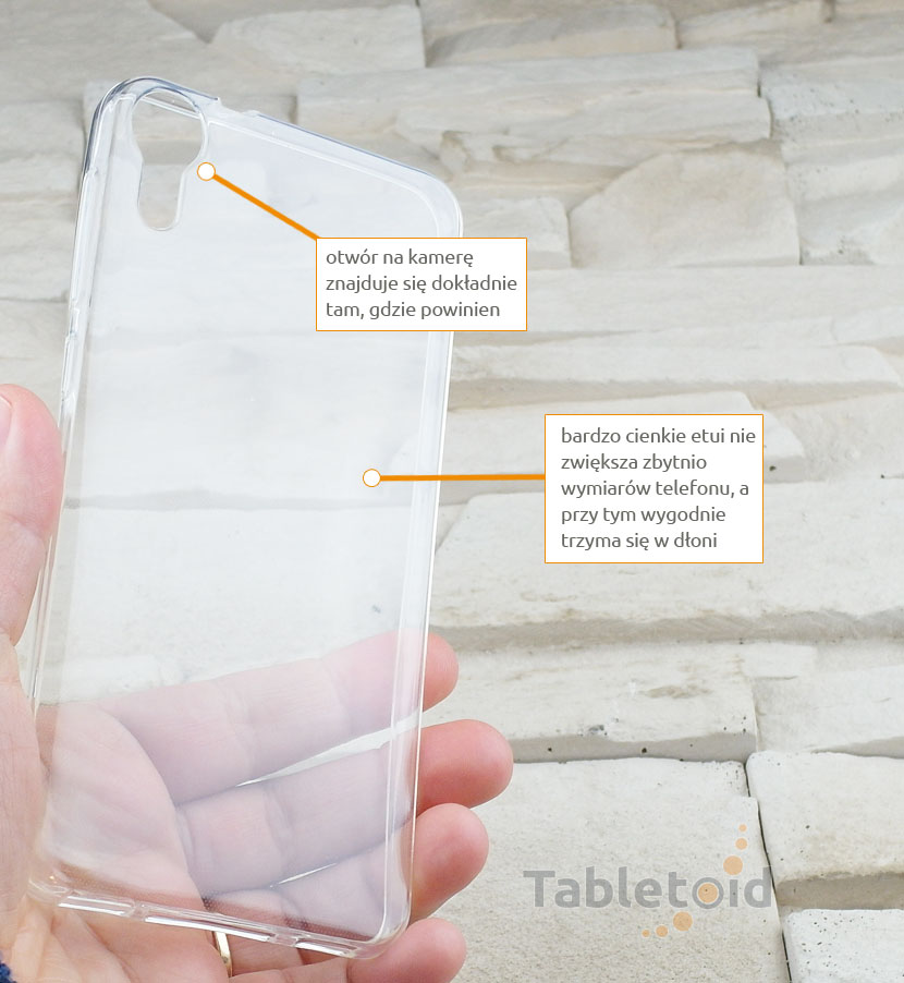 gumowe plecki do telefony HTC Desire 825