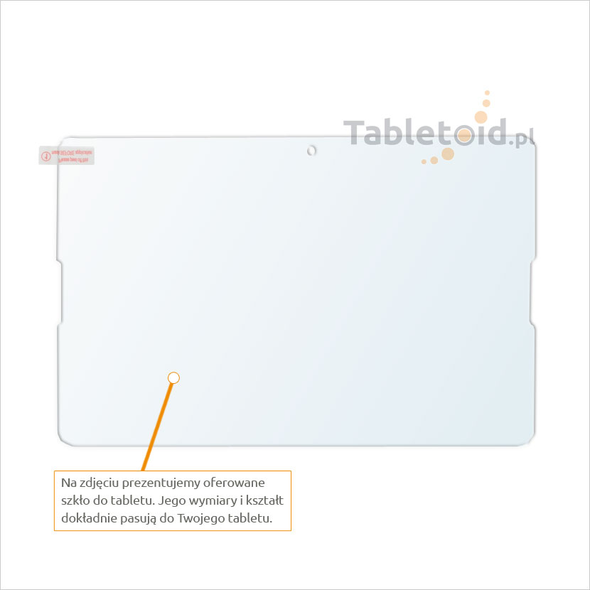Dedykowane szkło hartowane (glass) na tablet Acer Iconia One 10 B3-A20