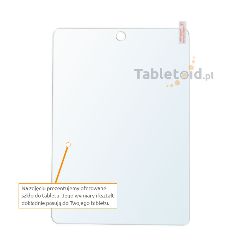 Dedykowane szkło hartowane (glass) na tablet Apple New iPad Air (iPad 5)