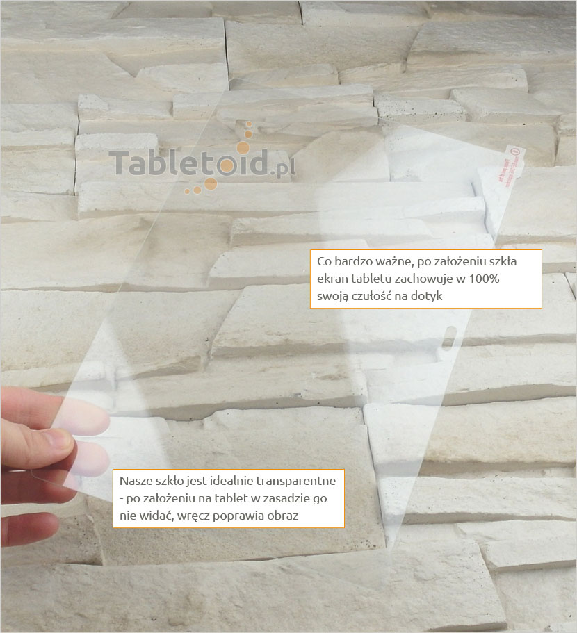 Szkło w dłoniach - ASUS ZenPad 7.0 (Z370) Szkło hartowane w dłoniach - ASUS ZenPad 10 z300