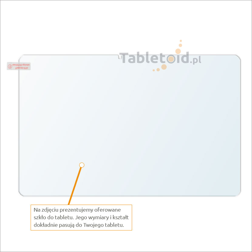 Dedykowane szkło hartowane (tempered glass) na tablet LG G Pad 2 II 10.1