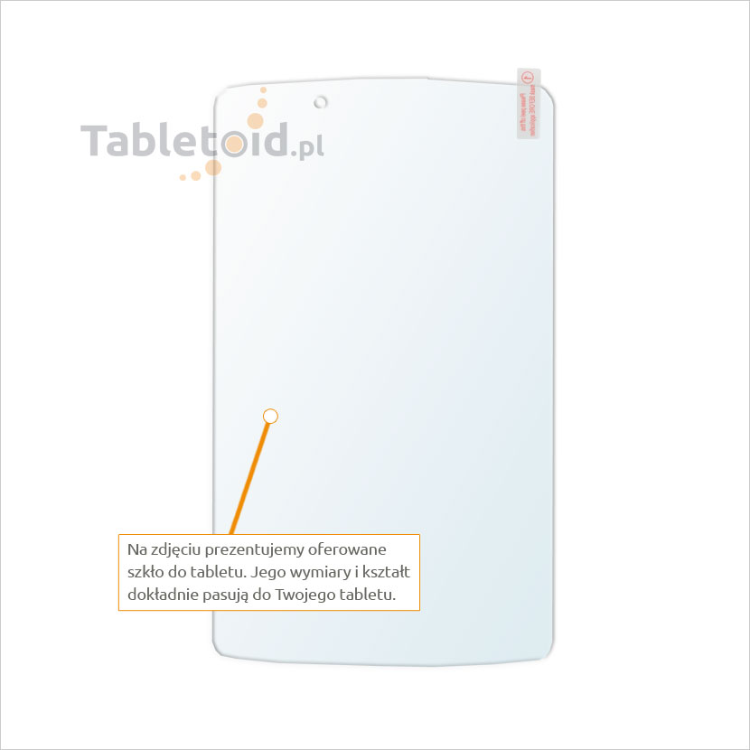 Dedykowane szkło (tempered glass) na tablet LG G Pad II 2 8.0 V498 Dedykowane szkło hartowane (glass) na tablet LG G Pad II 2 8.0 V498