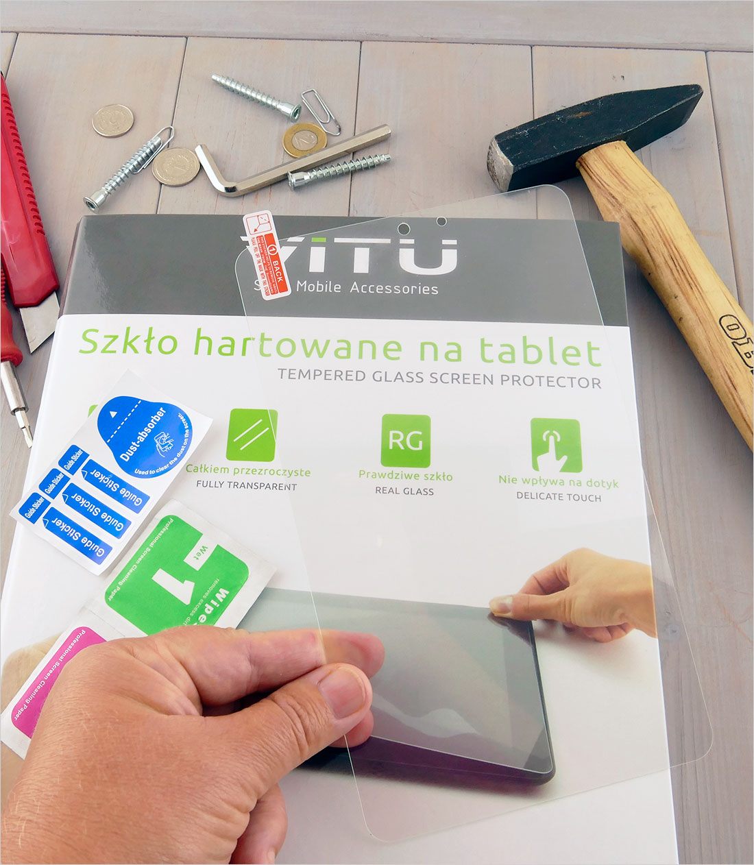 Szkło hartowane w rękach - Xiaomi MiPad 4