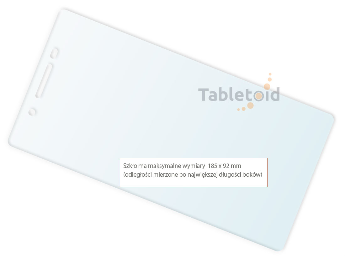 Dedykowane szkło hartowane (glass) na tablet Lenovo Tab 4 7 cali TB-7504F, TB-7504X, TB-7504N