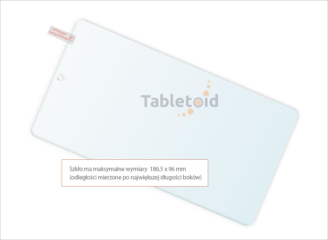 Dedykowane szkło hartowane (glass) na tablet Acer Iconia One 7 B1-790 (7 cali)