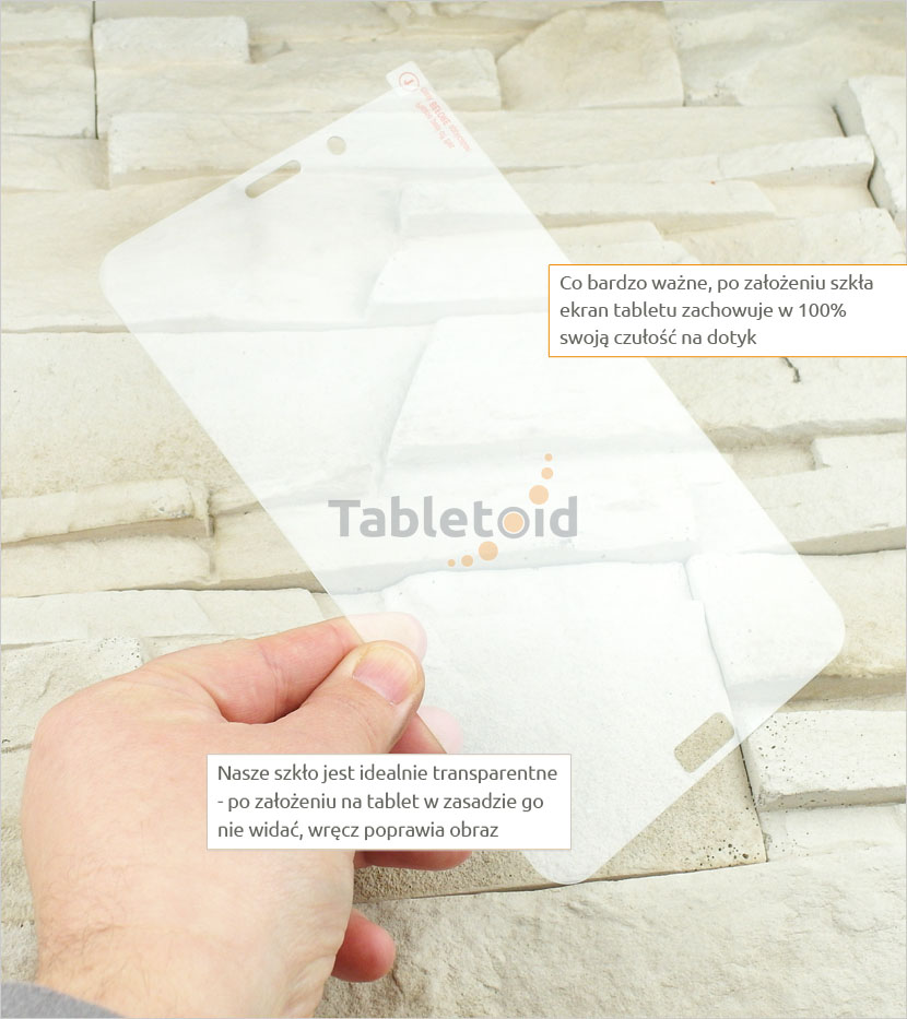 szkło hartowane na tablet  Samsung Galaxy E 7.0 w reku