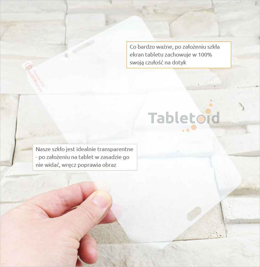 szkło hartowane w ręku Samsung Galaxy Tab S3 8.0