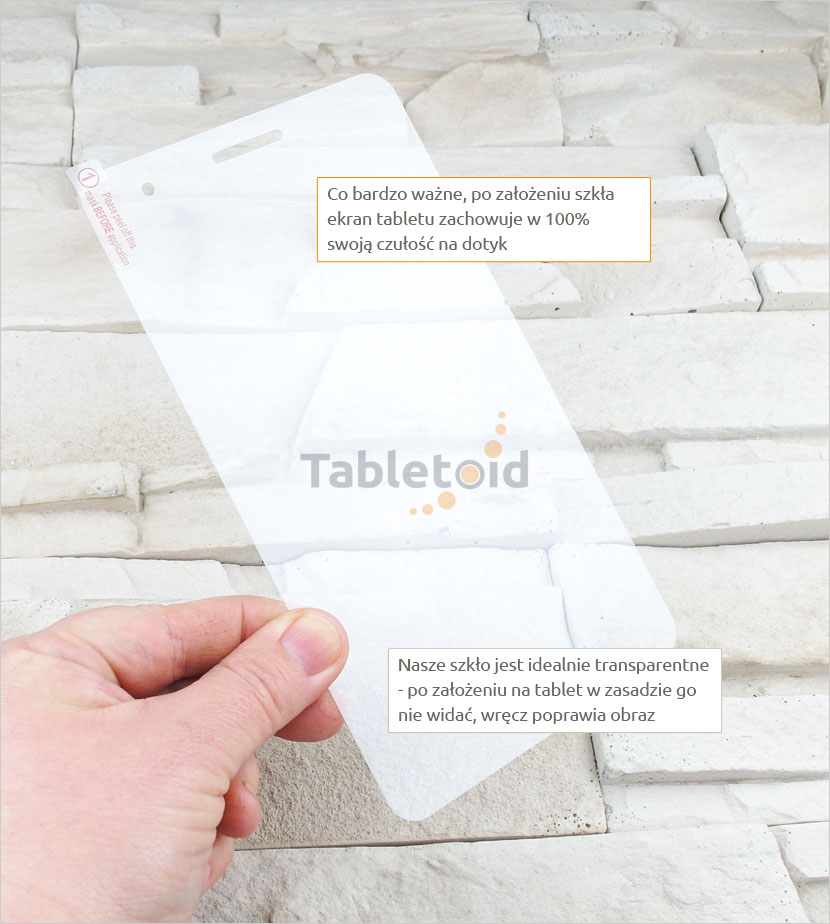 Szkło hartowane w ręku  Huawei MediaPad-7-t1-701