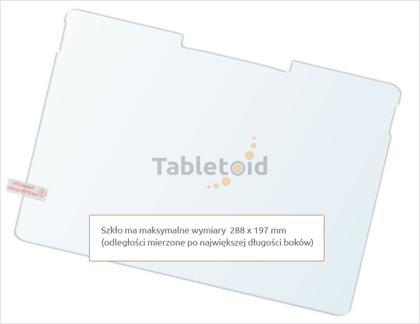 Dedykowane szkło hartowane (tempered glass) na tablet Microsoft Surface Pro 5
