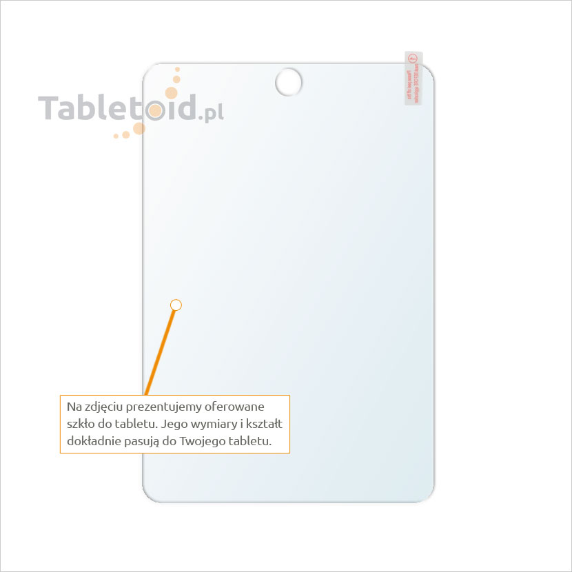 Dedykowane szkło hartowane (glass) na tablet Apple iPad mini 4