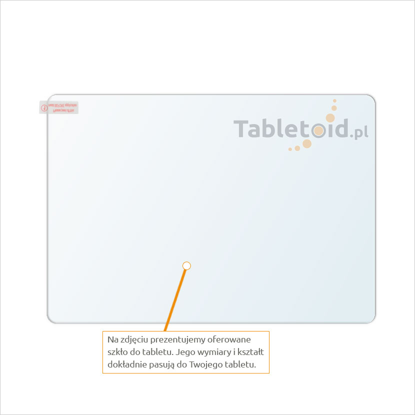 Dedykowane szkło hartowane (tempered glass) na tablet ARCHOS 101 Xenon