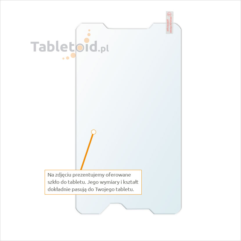 Dedykowane szkło hartowane (glass) na tablet Asus fonepad 8 FE380 CG