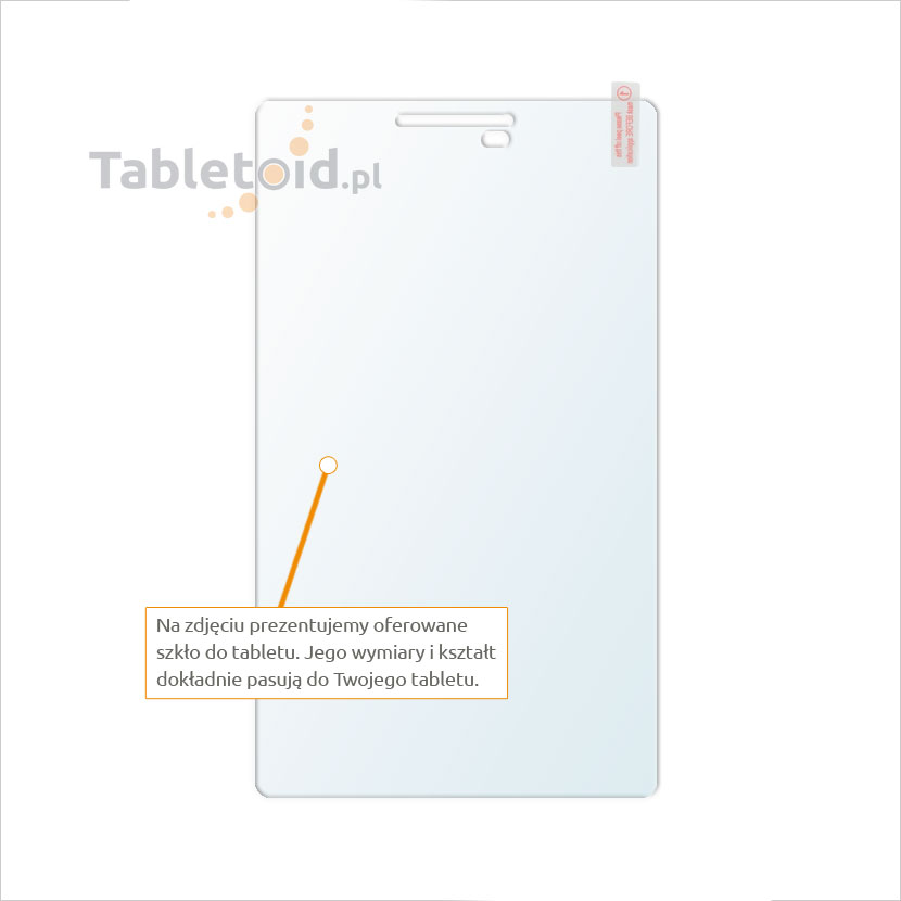Dedykowane szkło hartowane (glass) na tablet ASUS ZenPad 7.0 (Z370) 