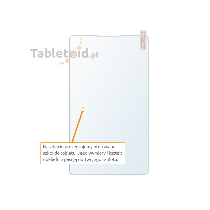 Dedykowane szkło (glass) na tablet ASUS ZenPad C 7.0 Dedykowane szkło hartowane (tempered glass) na tablet ASUS ZenPad C 7.0