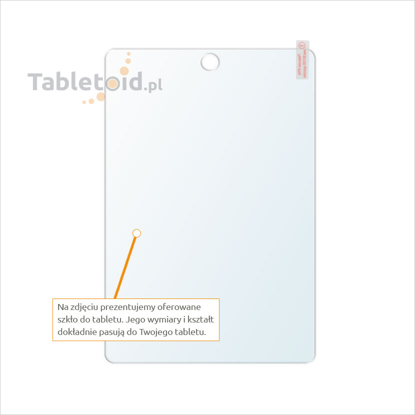 Dedykowane szkło hartowane (tempered glass) na tablet Freelander PD300