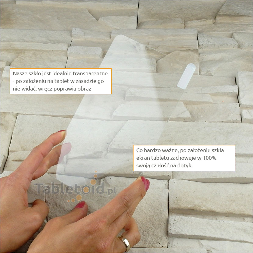 Szkło hartowane w rękach - Huawei MediaPad X1 7.0