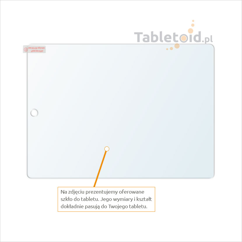 Dedykowane szkło hartowane (tempered glass) na tablet Apple iPad Pro 12.9
