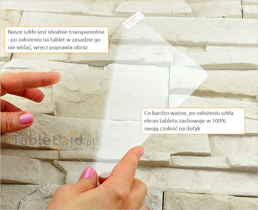 Szkło hartowane w dłoni - Lenovo A7-50 A3500