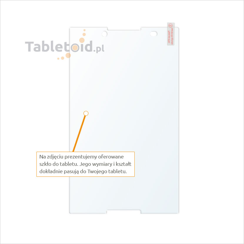 Dedykowane szkło hartowane (glass) na tablet Lenovo Tab 2 A8-50F