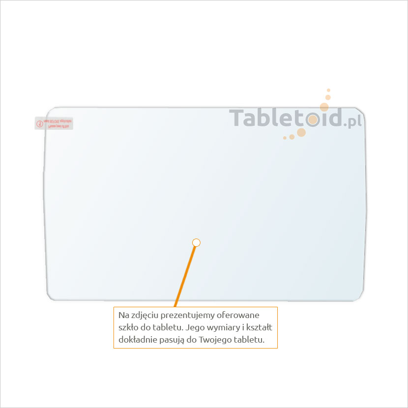 Dedykowane szkło hartowane (glass) na tablet LG G Pad 7 V400