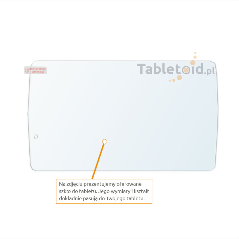 Dedykowane szkło hartowane (tempered glass) na tablet LG G Pad F 8.0