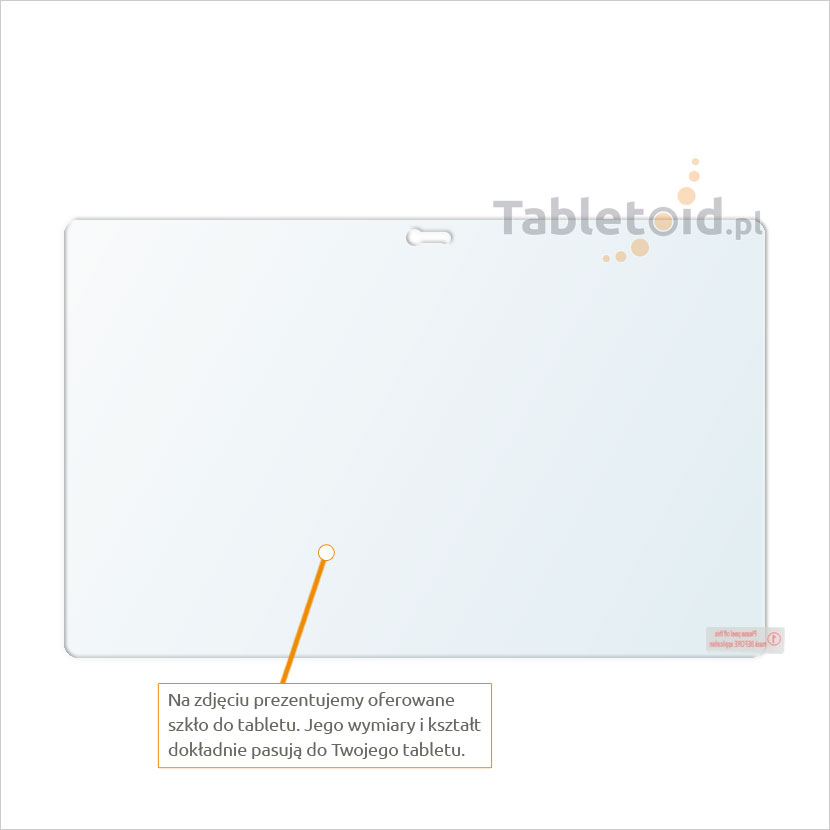 Dedykowane szkło hartowane (tempered glass) na tablet Microsoft Surface RT 2