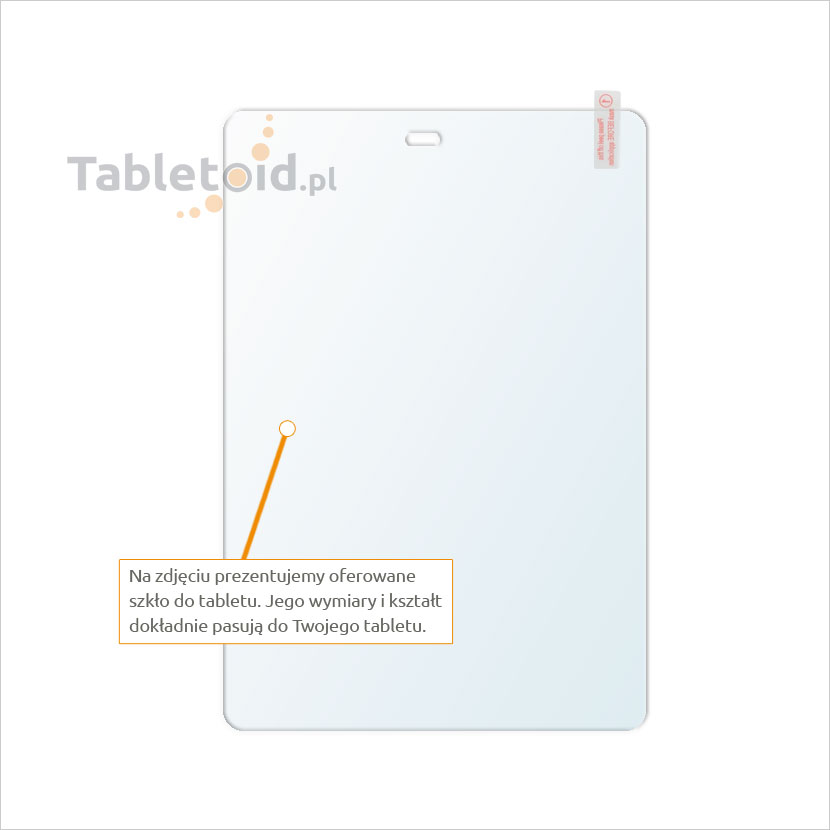 Dedykowane szkło hartowane (tempered glass) na tablet Nokia N1