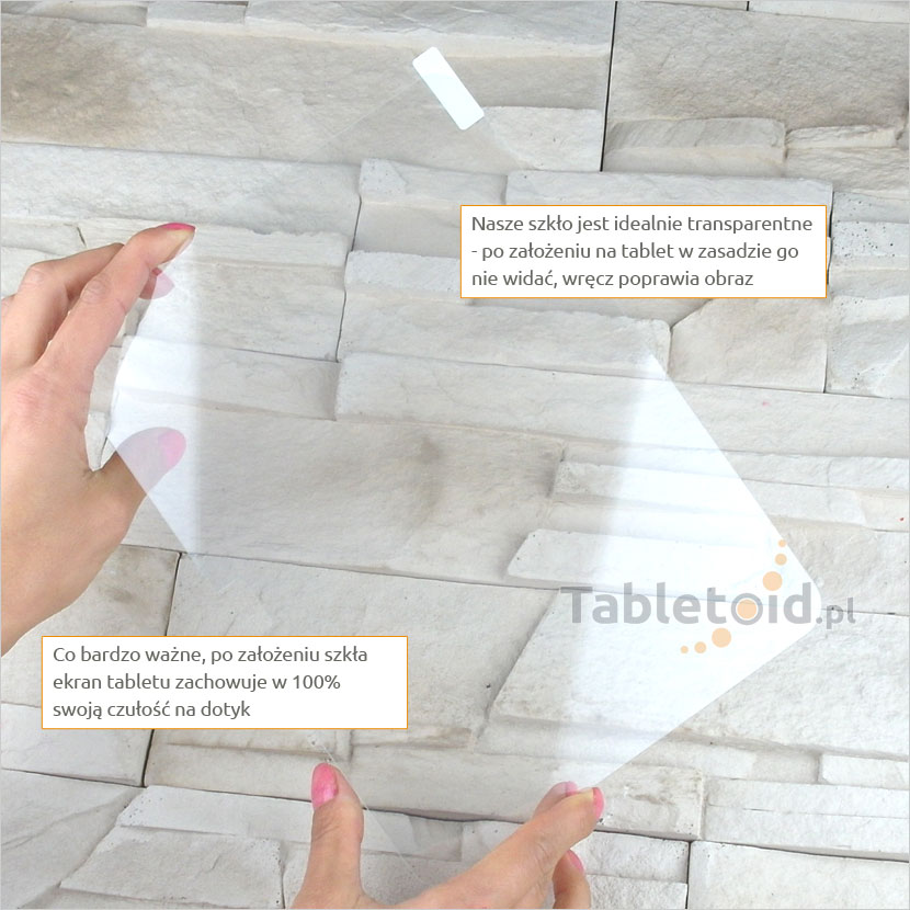 Szkło hartowane w dłoni - Samsung Galaxy Tab 3 10.1