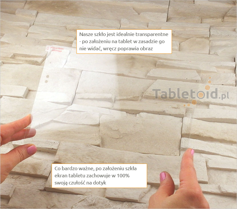 Szkło w dłoniach - Samsung Galaxy Tab A 9.7 T550 Szkło hartowane w dłoni - Samsung Galaxy Tab A 9.7 T550