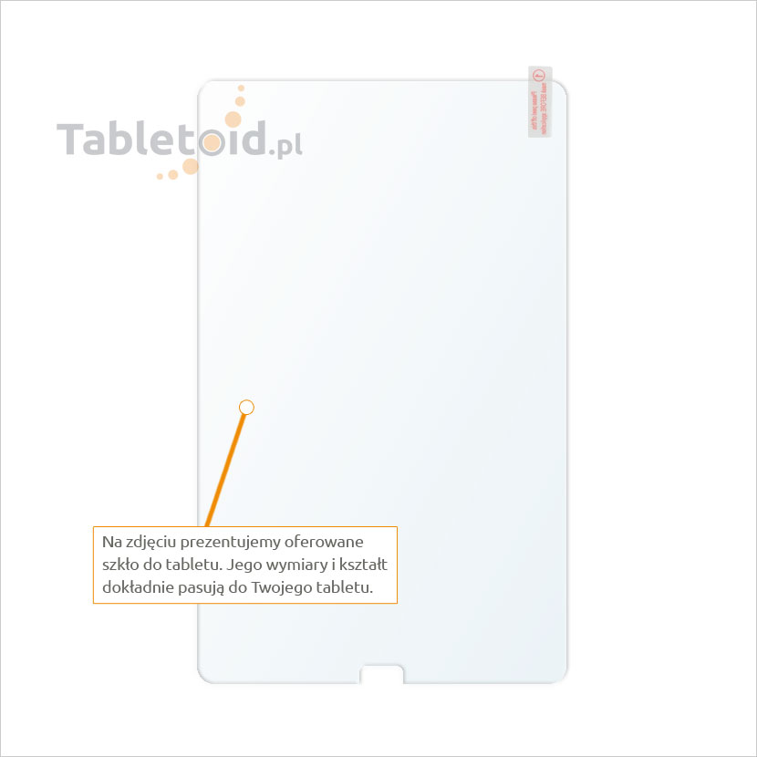 Dedykowane szkło (tempered glass) na tablet Samsung Galaxy Tab E 9.6 (T560) Dedykowane szkło hartowane (glass) na tablet Samsung Galaxy Tab E 9.6 (T560)