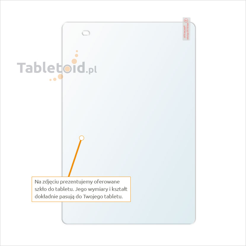 Dedykowane szkło hartowane (tempered glass) na tablet Xiaomi MiPad
