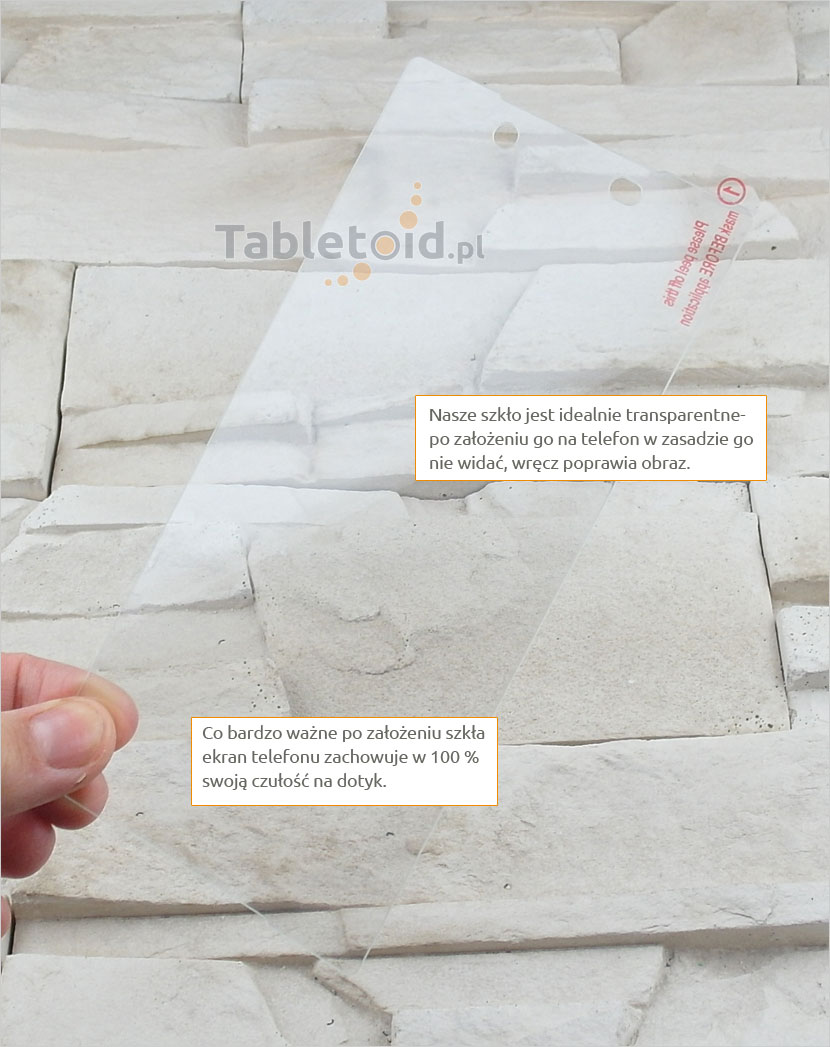 Szkło hartowane dedykowane na telefon Sony Xperia Z5+