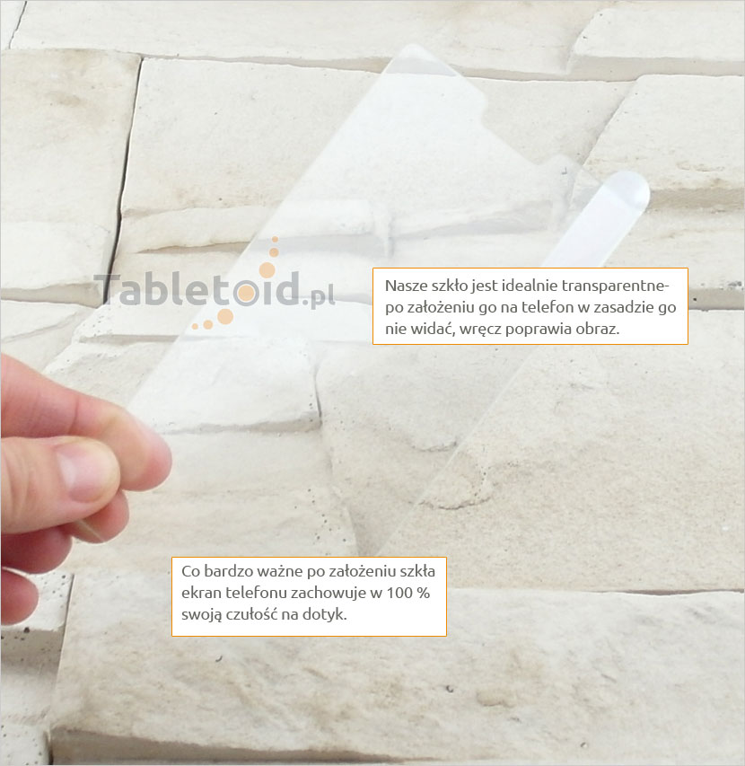 Szkło hartowane - HUAWEI Ascend P6 Szkło hartowane na telefon HUAWEI Ascend P6