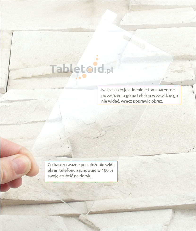 Szkło hartowane - Huawei P8 Szkło hartowane dedykowane na telefon Huawei P8