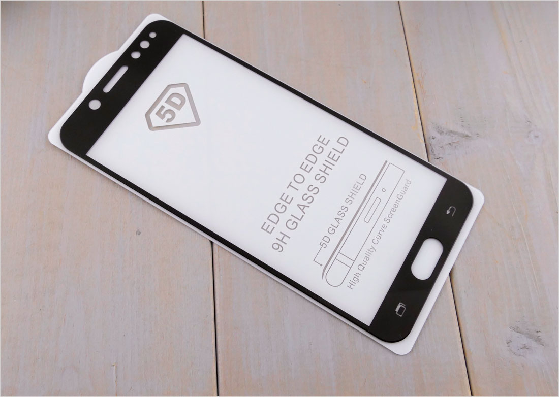 zaokrąglone szło hartowane na telefon Galaxy J7 Plus